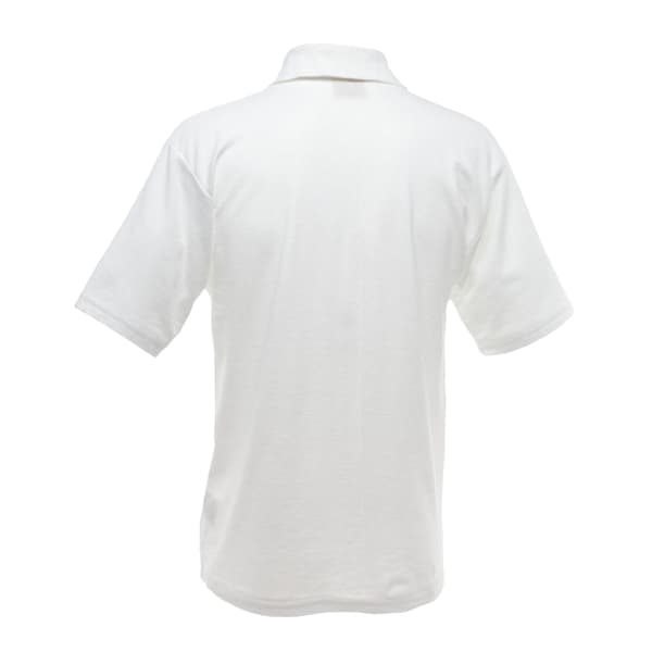 UCC 50/50 Herr Pique Kortärmad Polotröja S Vit White S