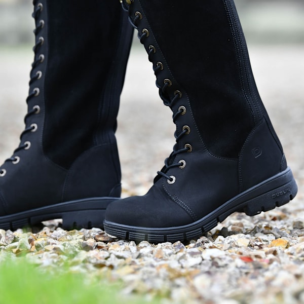 Dublin Unisex Adult Sloney Suede Country Boots 3 UK Svart Black 3 UK