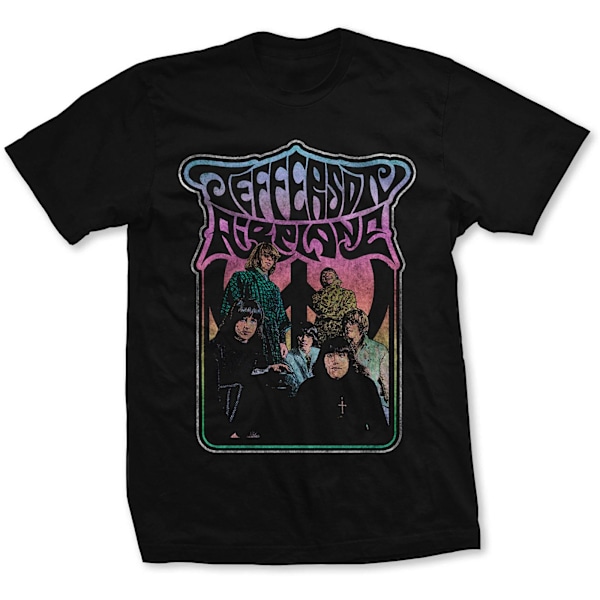 Jefferson Airplane Unisex Vuxen Band Bomulls T-shirt M Svart Black M