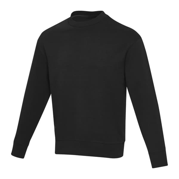 Elevate NXT Unisex Vuxen Jet Återvunnen Aware Sweatshirt L Enfärgad Solid Black L