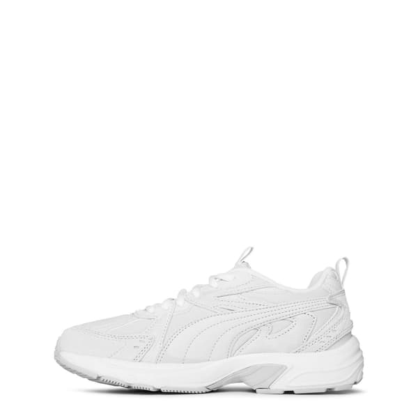 Puma Herr Milenio Tech Låga Lädersneakers 9 UK Grå Grey 9 UK