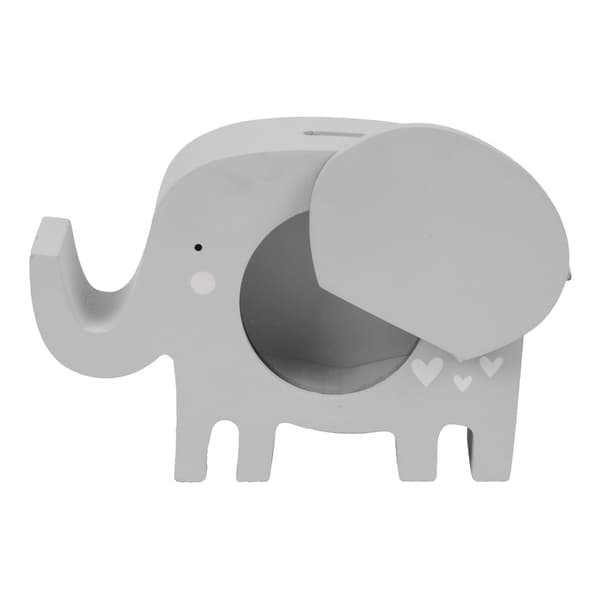 Celebrations Petit Cheri Elefant Spargris One Size Grå Grey One Size
