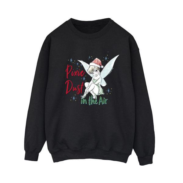 Disney Tinker Bell Pixie Dust Sweatshirt för kvinnor/damer XXL Svart Black XXL