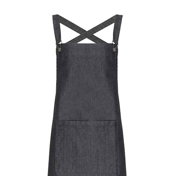 Premier Cross Back Barista Haklappsförkläde One Size Svart Denim Black Denim One Size