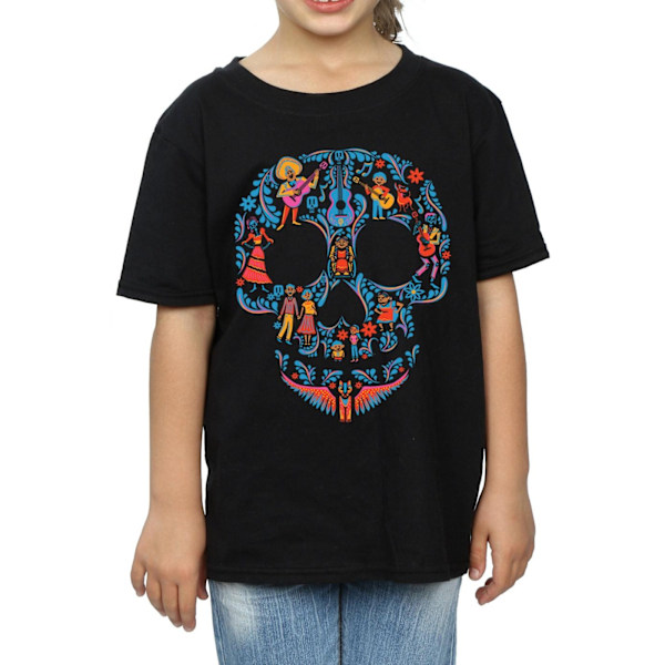 Coco Girls Skull Bomull T-shirt 12-13 år Svart Black 12-13 Years