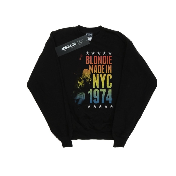 Blondie Mens Rainbow NYC Sweatshirt XXL Svart Black XXL