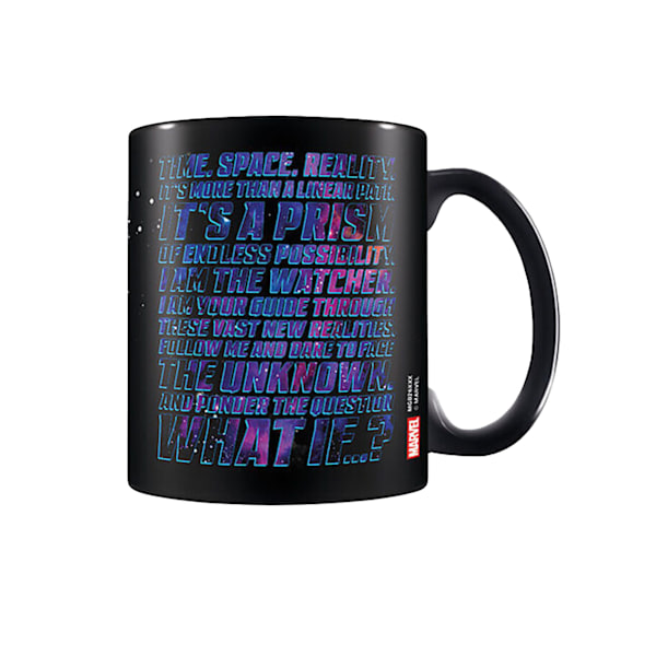 Vad händer om...? Fundera på frågan Mugg En storlek Svart/Lila Black/Purple One Size
