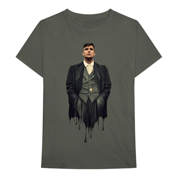 Peaky Blinders Unisex Vuxen Dripping Tommy Bomull T-shirt M Grön Green M