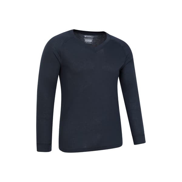 Mountain Warehouse Talus V-ringad Termotopp Herr L Marinblå Navy L