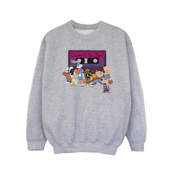 Space Jam: A New Legacy T-shirt för flickor med kassettmotiv, 5-6 år Sports Grey 5-6 Years