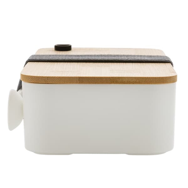 XD Collection Bambu Lunchlåda 6cm x 19cm x 12cm Vit White 6cm x 19cm x 12cm