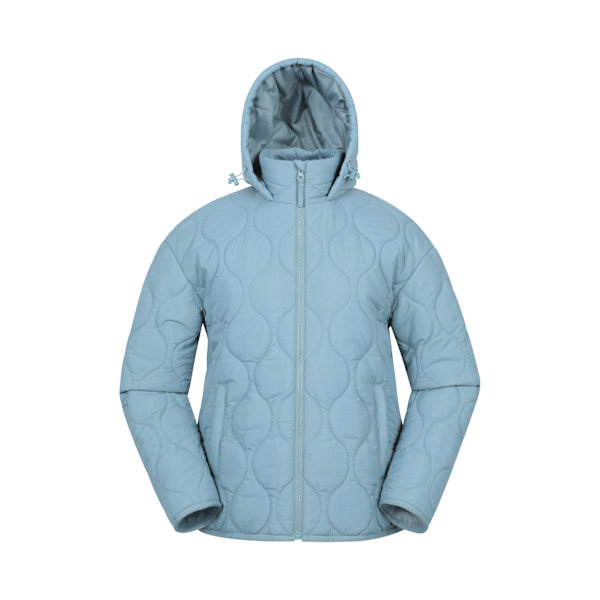 Mountain Warehouse Flora Quiltjacka för Kvinnor/Dam 20 UK Ljusgrön Pale Green 20 UK