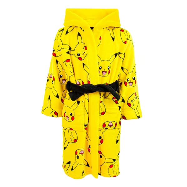 Pokemon Barn/Barn Pikachu Front Pocket Robe 13-14 År Gul Yellow 13-14 Years