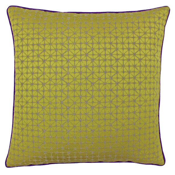 Riva Paoletti Pimlico kuddfodral 45x45cm guld/lila Gold/Purple 45x45cm