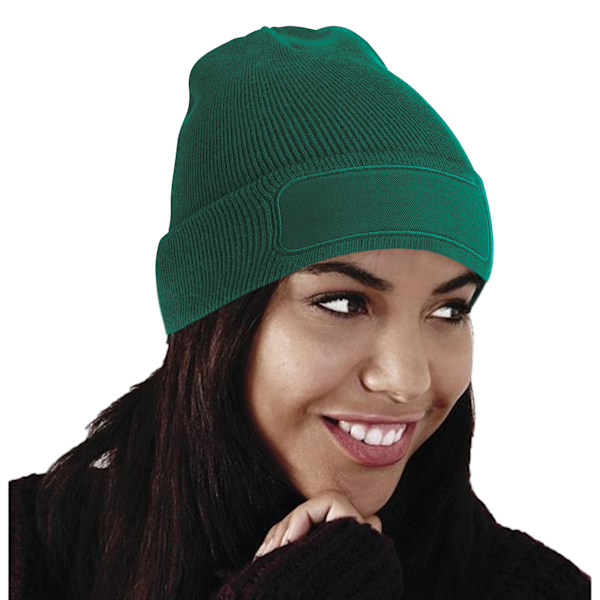 Beechfield Unisex Enfärgad Vintermössa / Huvudbonad (Perfekt för Bottle Green One Size