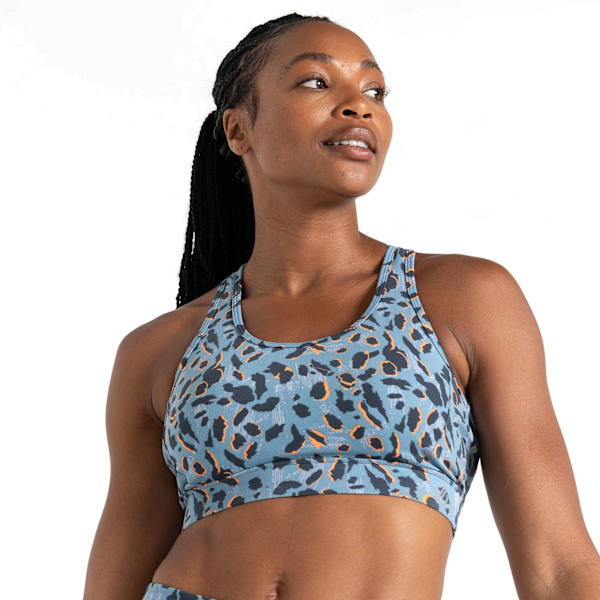 Dare 2B Swift II Sportbehå för Kvinnor/Dam i Djurprint Storlek XS Niaga Niagara Blue XS