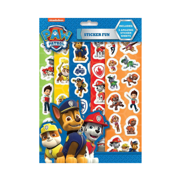 Paw Patrol Characters Stickers Set One Size Flerfärgad Multicoloured One Size