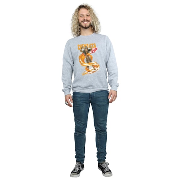 Star Wars Herr Chewbacca Gigantic Sweatshirt 3XL Sports Grey Sports Grey 3XL