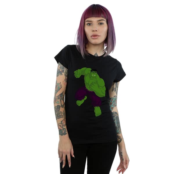 Marvel Dam/Dam Hulk Pose T-shirt i bomull M Svart Black M