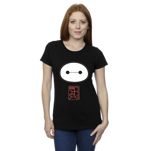 Disney Dam/Kvinnor Big Hero 6 Baymax Icon Bomull T-shirt XL B Black XL
