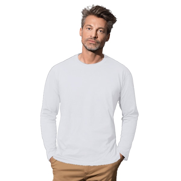 Stedman Classic Long Sleeved Tee S Vit White S