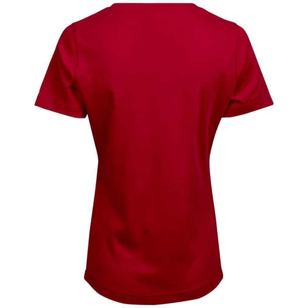 Tee Jays Dam/Damer Interlock T-Shirt M Röd Red M