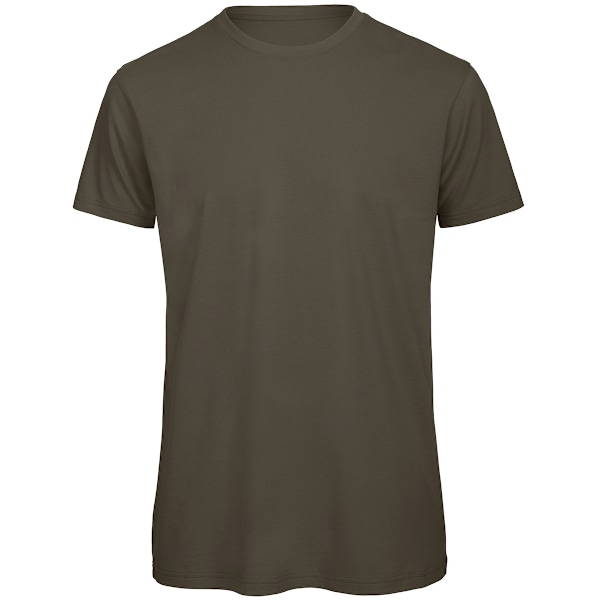 B&C Herr Organic Tee M Khaki Green Khaki Green M