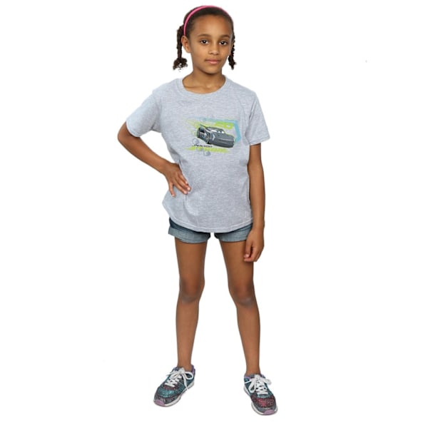 Disney Girls Cars Jackson Storm Bomull T-shirt 5-6 år Sport Sports Grey 5-6 Years