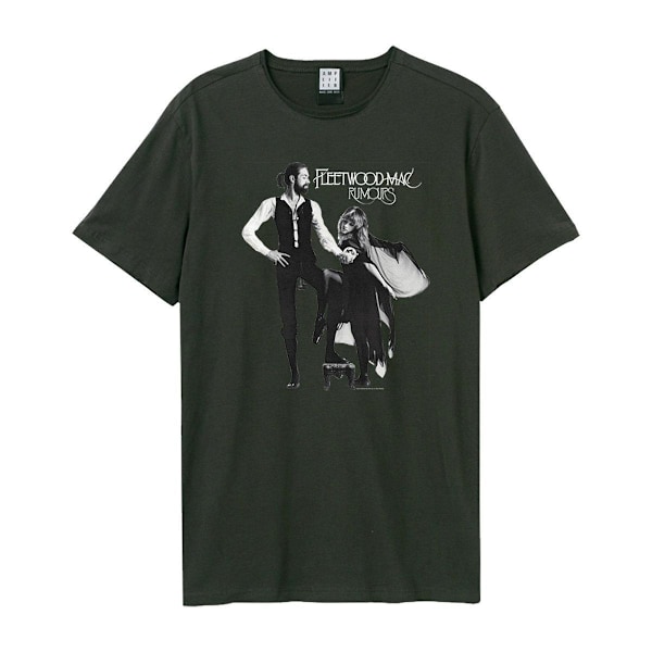 Amplified Unisex Adult Rumours Fleetwood Mac T-Shirt S Charcoal Charcoal S