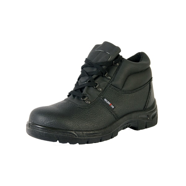 Warrior Mens Chukka Work Safety Boots 10 Svart Black 10