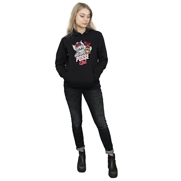 Tom And Jerry Dam/Dam Posse Katt Hoodie S Svart Black S