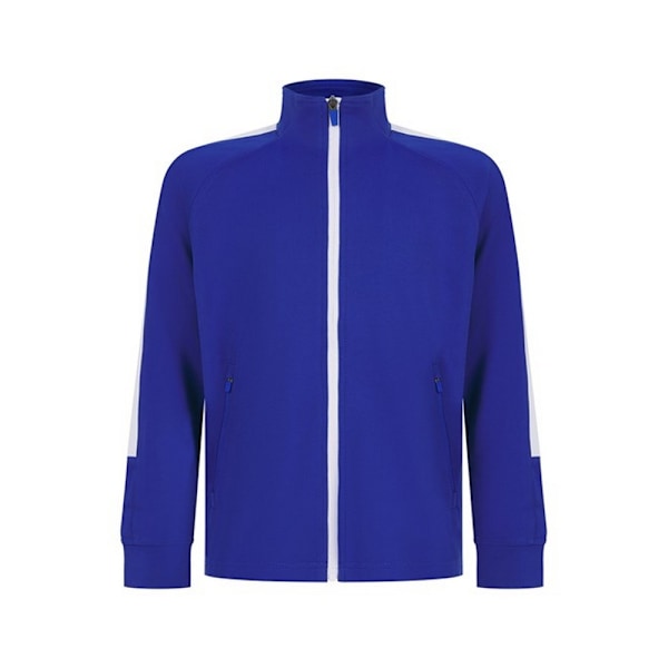 Finden & Hales Barn/Barn Knitted Track Top 7-8 År Royal Royal Blue/White 7-8 Years