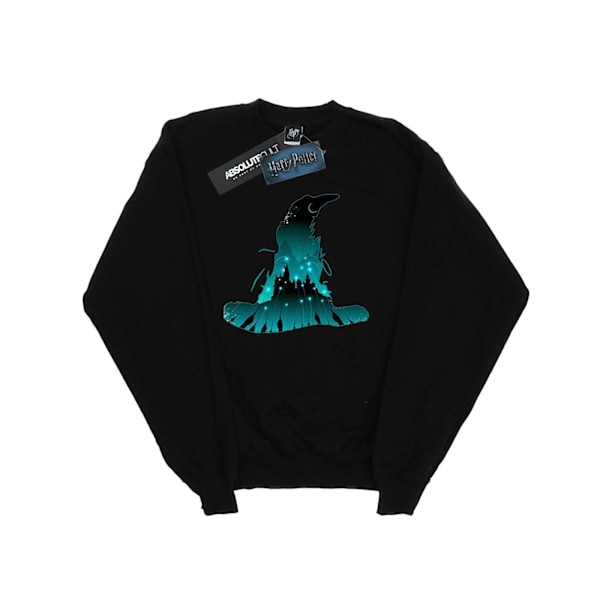 Harry Potter T-shirt för flickor med Hogwarts-silhuett, 12-13 år, B Black 12-13 Years