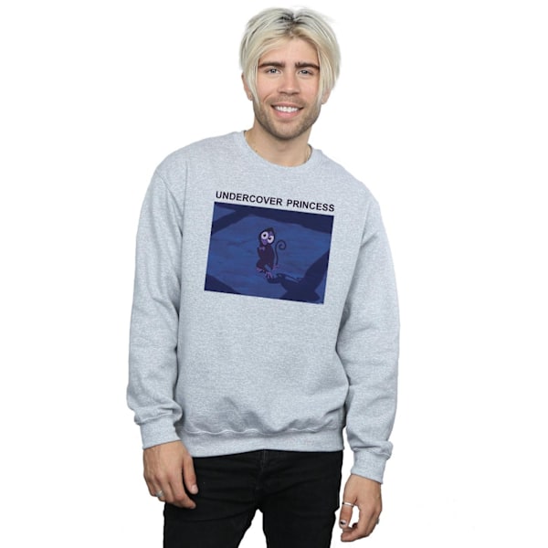 Disney Herr Aladdin Undercover Princess Sweatshirt 3XL Sports G Sports Grey 3XL
