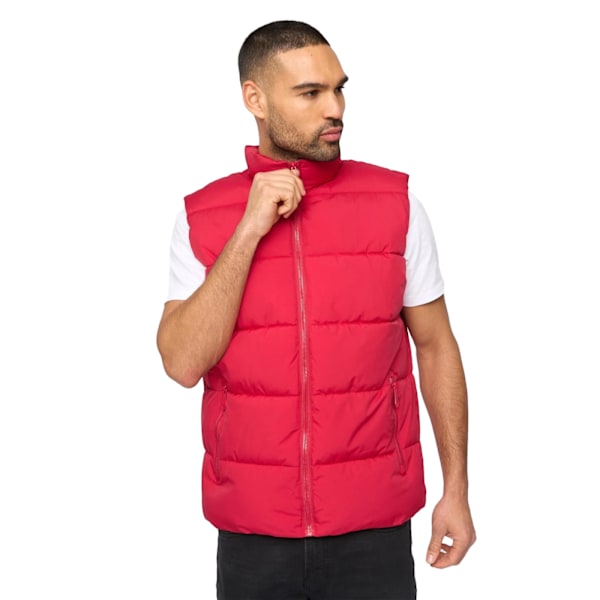Bewley & Ritch Stanten Puffer Väst för Män XL Röd Red XL
