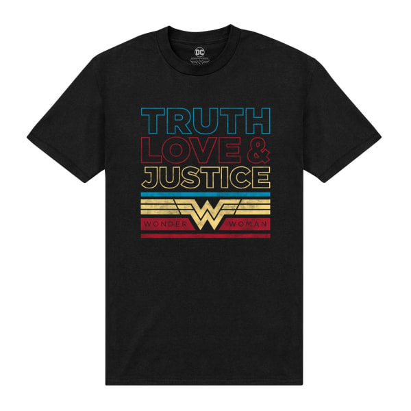 Wonder Woman Unisex Adult Truth T-shirt 4XL Svart Black 4XL