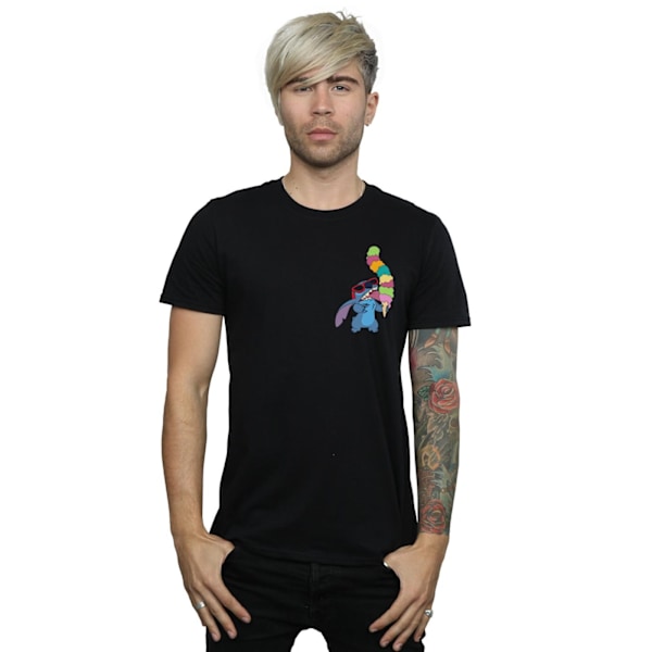 Disney Herr Lilo And Stitch Glass T-Shirt XXL Svart Black XXL