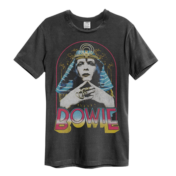 Amplified Unisex Vuxen Sphinx David Bowie T-Shirt XXL Kolgrå Charcoal XXL