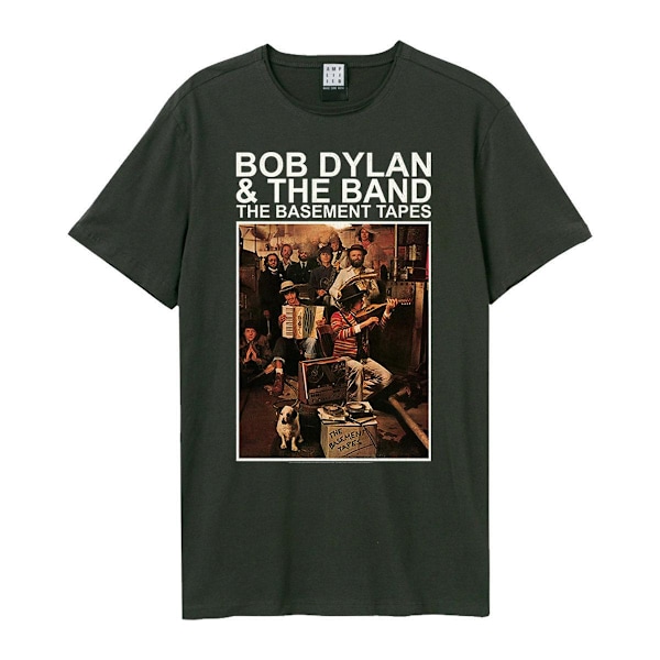 Amplified Unisex Vuxen The Basement Tapes Bob Dylan & The Band Charcoal L