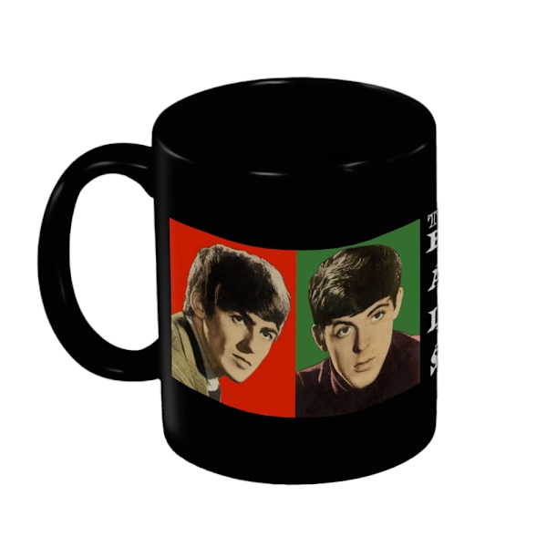 The Beatles Fab Four Mugg En Storlek Svart/Flerfärgad Black/Multicoloured One Size