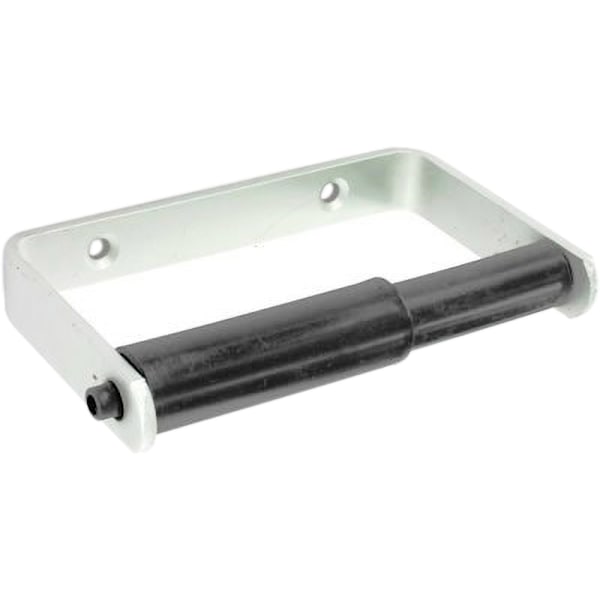 Securit Toalettpappershållare En Storlek Satin Vit/Svart Satin White/Black One Size