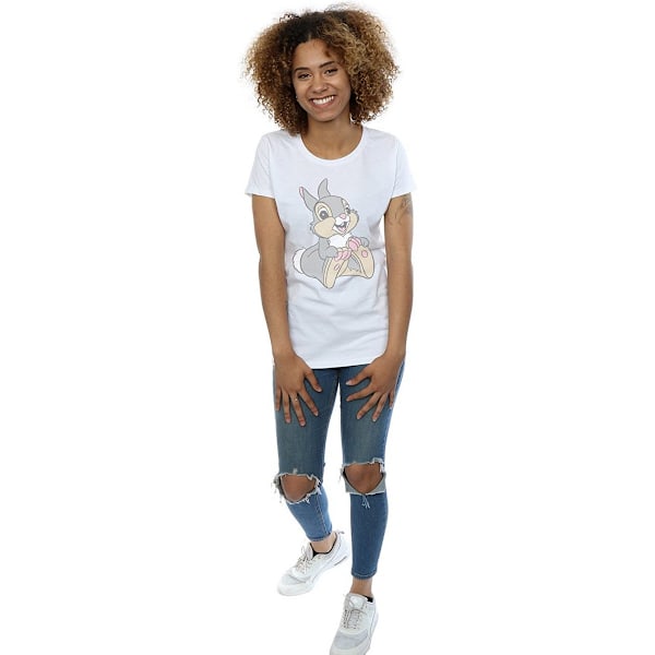 Disney Dam/Dam Classic Thumper Bomull T-shirt M Vit White M