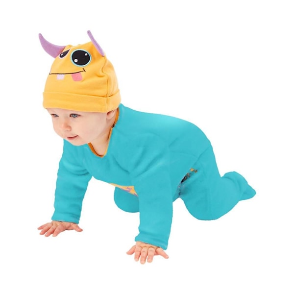 Smiffys Baby Little Monster Kostymset 9-12 Månader Blå Blue 9-12 Months