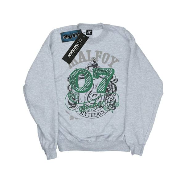 Harry Potter Mens Seeker Draco Malfoy Sweatshirt XL Sports Grey Sports Grey XL