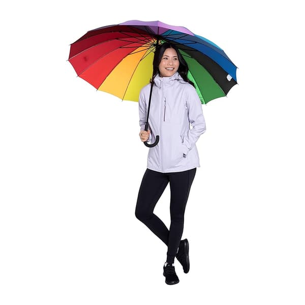 Mountain Warehouse Rainbow Stick Umbrella L Multicoloured Multicoloured L