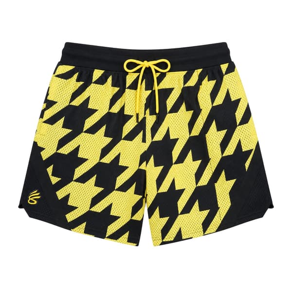Under Armour Herr Curry Houndstooth Basketshorts L Svart Black L