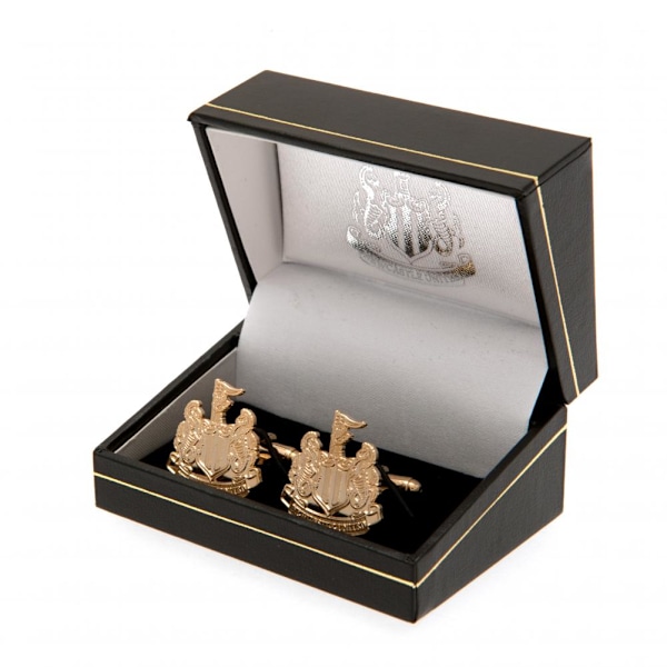 Newcastle United FC Guldpläterade Manschettknappar One Size Guld Gold One Size