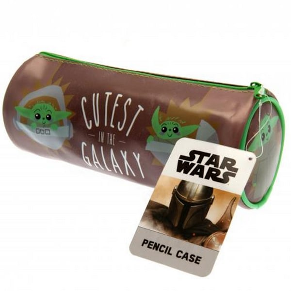 Star Wars The Mandalorian Pennfodral En Storlek Brun/Grön Brown/Green One Size