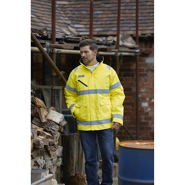 Yoko Fontaine Hi-Vis jacka XL gul Yellow XL