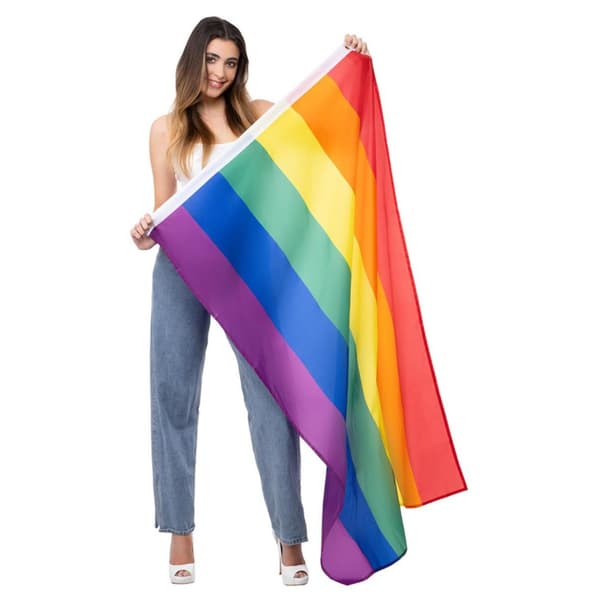 Smiffys Polyester Pride Flag One Size Flerfärgad Multicoloured One Size